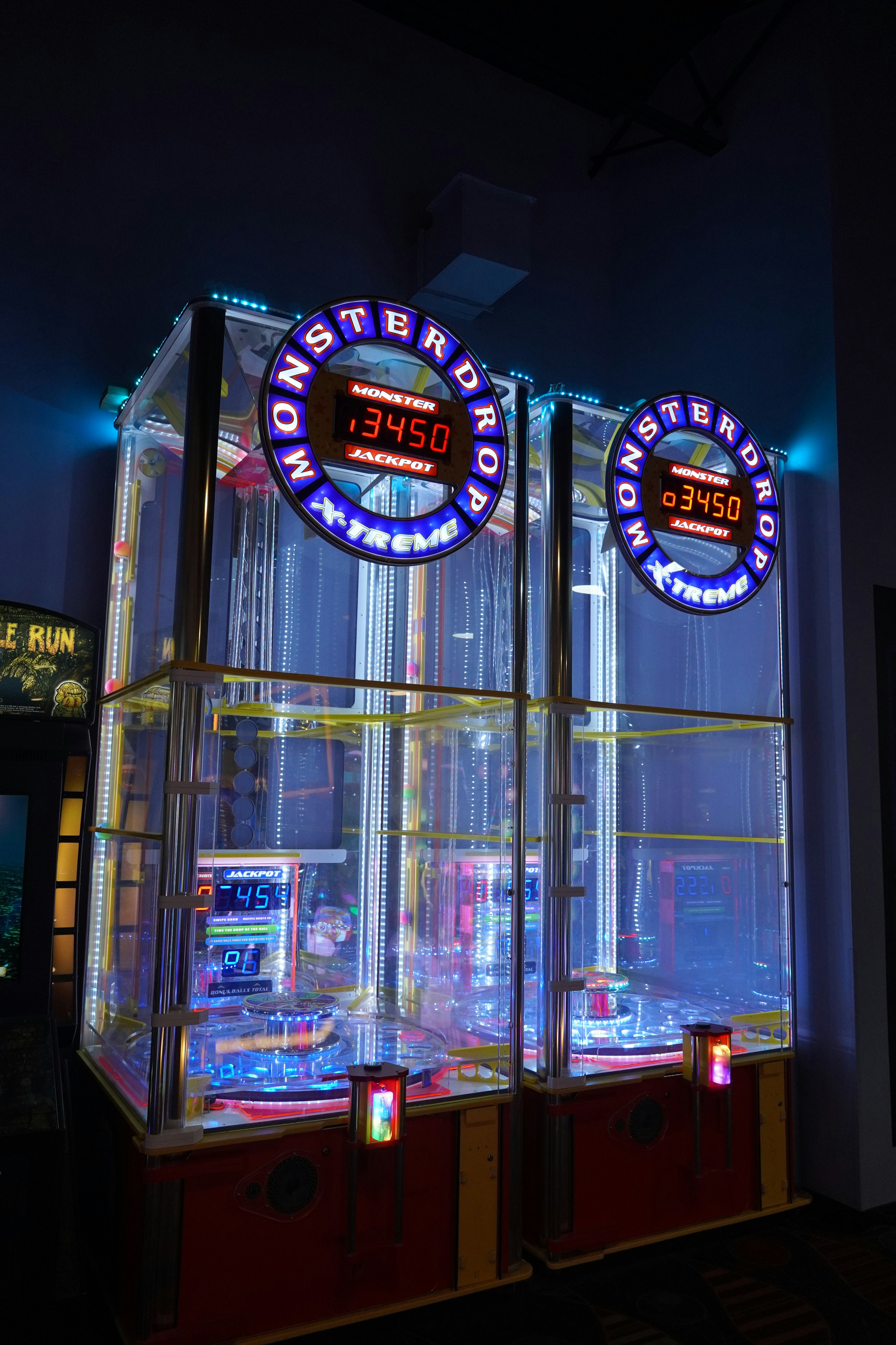 a couple of machines that are inside of a building